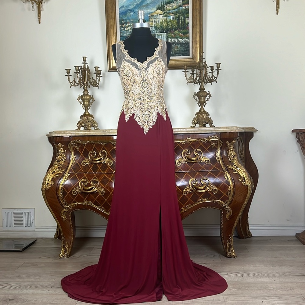 Meier Collection formal stretchy evening party prom dress